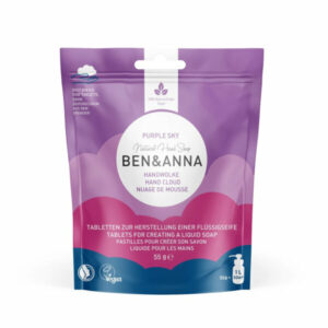 Ben & Anna - Σαπούνι για τα χέρια σε ταμπλέτες - Hand Cloud Soap Tablets 55gr - Purple Sky