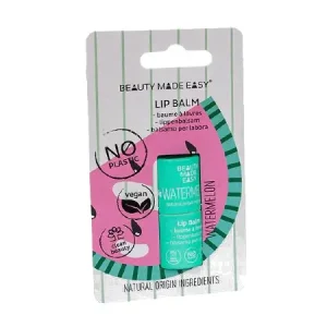 Beauty Made Easy - Paper tube Lip balm - Watermelon