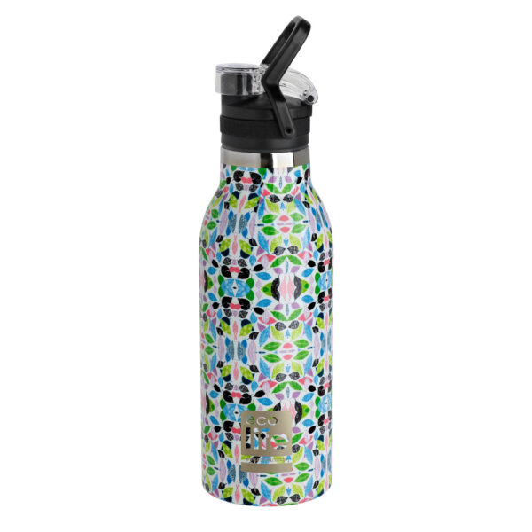Ecolife - Ανοξείδωτο Μπουκάλι Θερμός με sport πώμα 550ml – Art