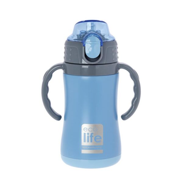 Ecolife - Ανοξείδωτο Παγούρι Θερμός παιδικό 300ml - Μπλε