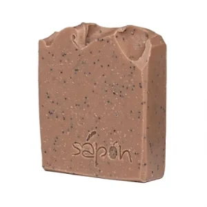 Sapon - Poppy seed soap - Χειροποίητο σαπούνι απολέπισης σώματος με ελληνικό παρθένο ελαιόλαδο και σπόρους παπαρουνόσπορου 110gr