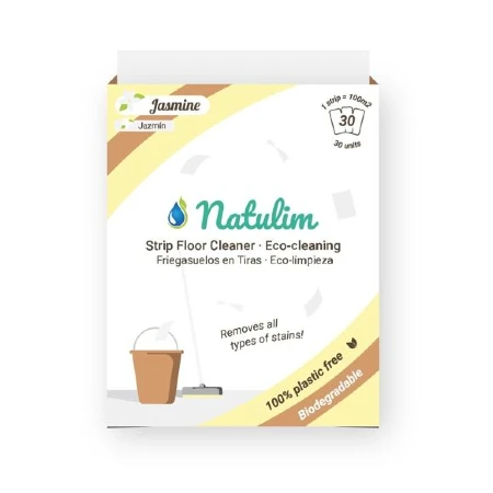 Natulim – Οικολογικά Φύλλα Καθαρισμού Δαπέδου 30 Μεζούρες – Γιασεμί