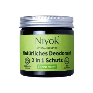 Niyok - 2 σε 1 αντιιδρωτική αποσμητική κρέμα 40ml - Green Touch