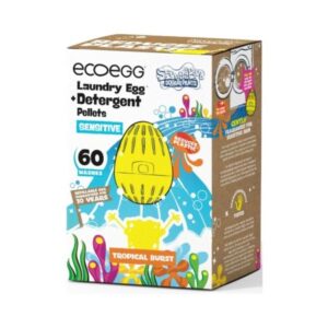 Ecoegg - Αυγό πλυντηρίου ρούχων 60 πλύσεις - Spongebob Sensitive Tropical Burst