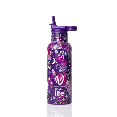 Ecolife - Ανοξείδωτο Μπουκάλι Θερμός Vasiliki 500ml - Das