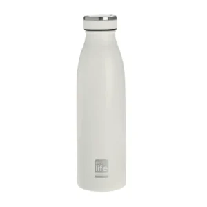 Ecolife - Ανοξείδωτο Μπουκάλι Θερμός Slim 500ml – White