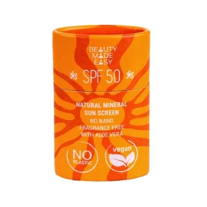 Beauty Made Easy - Φυσικό αντηλιακό προσώπου σε Stick 30gr - SPF50