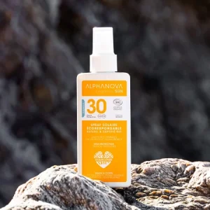Alphanova - Αντηλιακό Spray σώματος Family SPF 30 με Άρωμα Monoi