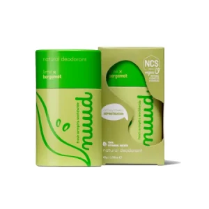 Nuud - Vegan αποσμητικό - Deodorant Stick Lime & Bergamot 45gr