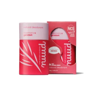 Nuud - Vegan αποσμητικό - Deodorant Stick Rosemary & Geranium 45gr